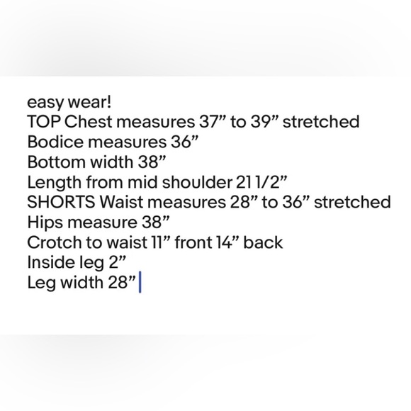 SECRET TREASURES PJs Cami Shorts Sleep Set Size M 8-10 Womens New - Picture 7 of 7